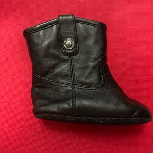 Youth Size 3 FRYE BOOT BLACK LEATHER
